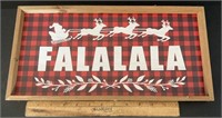 HOLIDAY/SEASONAL WALL DECOR-FALALALA