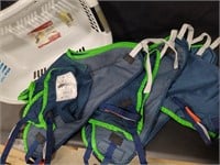 3 Large Handicare Hoyer slingS with laundry basket