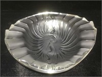 Lalique Style Frosted Glass ‘Nancy’ Ashtray/Bowl.