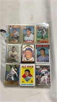 Roger Clemens cards 12 sheets