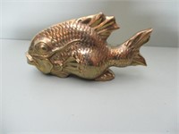 Vintage Brass sculptural Goldfish