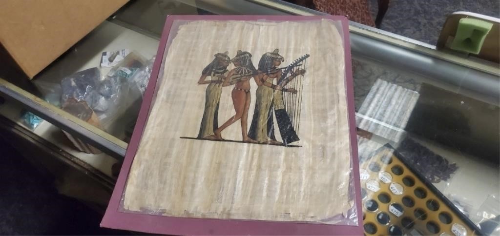Papyrus Egyptian Display Art