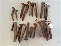 25 Vintage Nevada Railroad Spikes