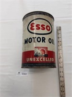 Esso Motor oil 5qt Tin