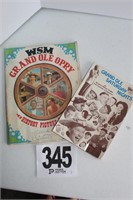 (2) Vintage Grand Ole Opry Books (U238)