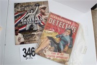 (2) Vintage Magazines - Detective/Baseball (U238)