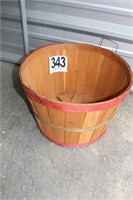 Large Bushel Basket 11 1/2" tall x 18" wide