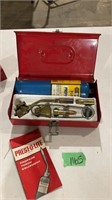 Torch kit in metal case