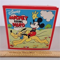 Schyling Mickey Riding Pluto Windup Toy