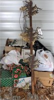 LARGE LOT CHRISTMAS DECORATIONS