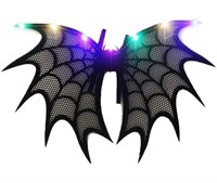 Halloween Light Bat Wings Cosplay Costume 3D Bat