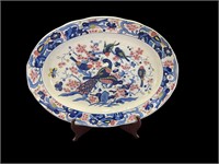 Oval Japanese Bird Platter