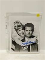 larry hagman autographed photo