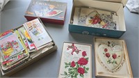 Valentine and assorted vintage greeting cards