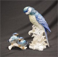 Goebel figure with two blue birds