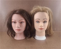 2 Mannequin Heads (Marianna & Charlene)