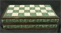 Complete Jade chess set  19" x 9" x 5"