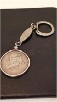1964 Kennedy Half Key chain (90% Silver)
