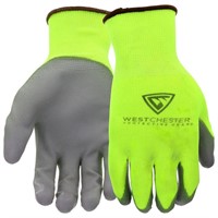 West Chester Hi-Vis PU Palm Gloves (3-Pack)