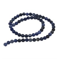 Natural Blue Sodalite 6mm 15 Inch Bead Strand