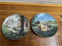 PAIR OF DANBURY MINT COLLECTOR PLATES