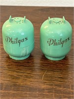 Philgas Propane Tanks Advertising Salt & Pepper Sh