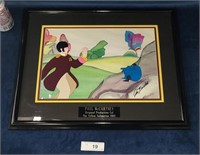 Beatles Paul McCartney orig. Animation cel