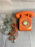 Vintage Stromberg-Carlson Neon Orange Rotary Phone