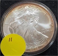 2005 SILVER EAGLE DOLLAR