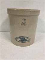 3 Gallon AB Potteries Crock. No visible cracks