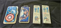 Various Captain America phone accessories. Marvel