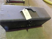 steel tool box with power lock and fittings