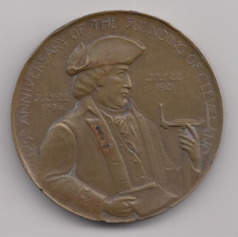 1921 Founding of Cleveland Anniversary Medal