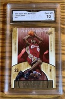 Rare Gem MT 10 LeBron James Hardcourt Card