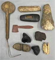 Fossils; Stone Axe Heads & Lot Collection