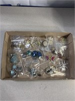 Earrings, pins, and other costume jewelry