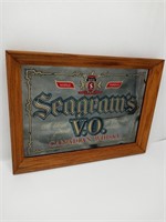 Vintage Seagram's Bar Mirror