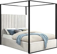 Modern | Contemporary Velvet Upholstered King Bed