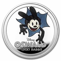 2023 Niue 1 Oz Silver $2 Oswald The Lucky Rabbit