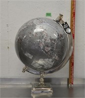 Silver-colour 12" globe, Made in India