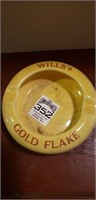 Vintage ashtray Gold Flake 4"