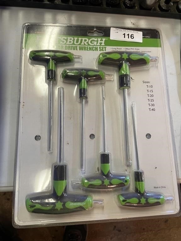 PITTSBURGH STAR DRIVE WRENCH SET