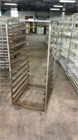 SHEET PAN RACK / 24 PAN DBL SECTION SIDE LOAD