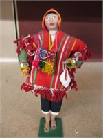 Vintage Peruvian Man Folk Art Doll SouthAmerica