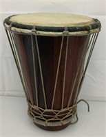 Handmade African Ashiko drum 11"x 14"