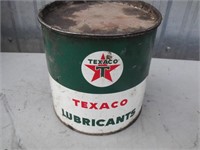 Antique Texaco Lubricants Grease Tin