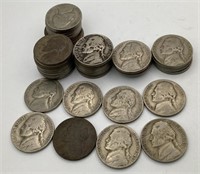 (43) Jefferson Nickels-See Description