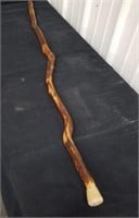 Wood walking stick