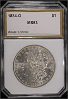 1884-O MORGAN DOLLAR PCI CH BU