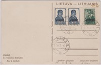 Lithuania Stamps PPC 1941 Occupation by Germany